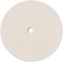 Value Collection - 10" Diam x 1" Thick Unmounted Buffing Wheel - 1 Ply, Polishing Wheel, 1/2" Arbor Hole, Soft Density - Caliber Tooling