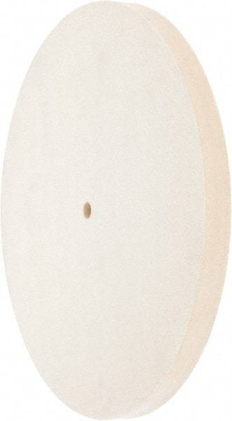 Value Collection - 12" Diam x 3/4" Thick Unmounted Buffing Wheel - 1 Ply, Polishing Wheel, 1/2" Arbor Hole, Medium Density - Caliber Tooling