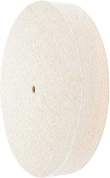 Value Collection - 12" Diam x 2" Thick Unmounted Buffing Wheel - 1 Ply, Polishing Wheel, 1/2" Arbor Hole, Soft Density - Caliber Tooling