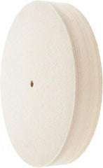 Value Collection - 12" Diam x 2" Thick Unmounted Buffing Wheel - 1 Ply, Polishing Wheel, 1/2" Arbor Hole, Medium Density - Caliber Tooling