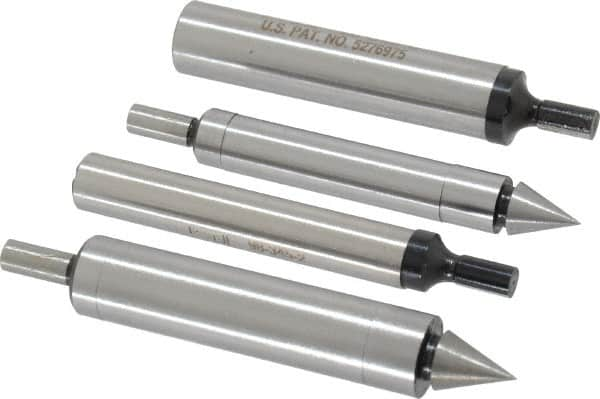 SPI - Double and Single End, Edge Finder Set Mechanical - Includes 2 Double Ends, 2 Single Ends, Wooden Case, 4 Pieces - Caliber Tooling