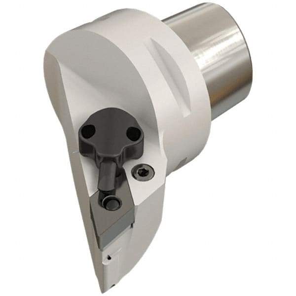 Iscar - Right Hand Cut, Size C6, DN.. Insert Compatiblity, External Modular Turning & Profiling Cutting Unit Head - 45mm Ctr to Cutting Edge, 65mm Head Length, Series Isoturn - Caliber Tooling