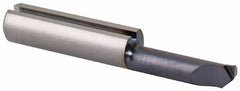 Iscar - 2.8mm Min Bore Diam, 9mm Max Bore Depth, 4mm Shank Diam, Chamfering Boring Bar - 0.001" Corner Radius, Right Hand Cut, Solid Carbide, TiAlN/TiN Finish - Exact Industrial Supply