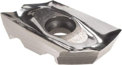 Iscar - HM90 AXCR150502 P Grade IC28 Carbide Milling Insert - Uncoated, 0.197" Thick, 0.2mm Corner Radius - Caliber Tooling