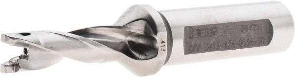 Iscar - 0.413" to 0.429" Diam, 3xD, 1.24" Max Depth, 5/8" Shank Diam, 3.77" OAL, Replaceable-Tip Drill - FCP, ICK, ICK-2M, ICM, ICP, iCP-2M Insert, 91188722 Toolholder, Series SumoCham - Caliber Tooling