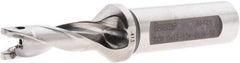 Iscar - 0.413" to 0.429" Diam, 3xD, 1.24" Max Depth, 5/8" Shank Diam, 3.77" OAL, Replaceable-Tip Drill - FCP, ICK, ICK-2M, ICM, ICP, iCP-2M Insert, 91188722 Toolholder, Series SumoCham - Caliber Tooling