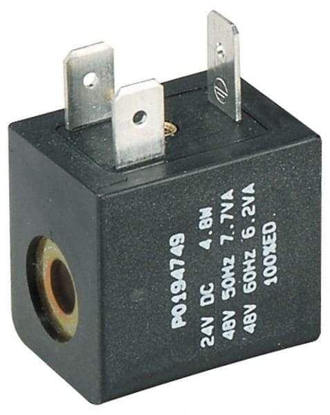 Parker - 12 DC Volt, Class F, Solenoid Coil - 5.5 Watt, IP 65 Enclosure, Use with Parker B Series Viking Valve - Caliber Tooling