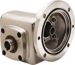 Boston Gear - 2.06 Centerline Distance, 50:1, 35 RPM Output, 0.66 Input Horsepower, 857 Lbs. Max Torque, Speed Reducer - Part No. SSHF72150KB5HSP20, 1-1/4" Shaft Diam, Hollow Shaft, 5/8" Bore, 4.34" High, 56C NEMA - Caliber Tooling