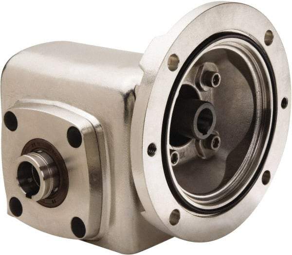 Boston Gear - 3-1/4 Centerline Distance, 30:1, 58 RPM Output, 2.64 Input Horsepower, 2,456 Lbs. Max Torque, Speed Reducer - Part No. SSHF73230KB7HSP31, 1-15/16" Shaft Diam, Hollow Shaft, 7/8" Bore, 6-3/4" High, 140TC NEMA - Caliber Tooling