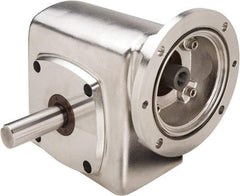 Boston Gear - 1-3/4 Centerline Distance, 20:1, 88 RPM Output, 0.97 Input Horsepower, 590 Lbs. Max Torque, Speed Reducer - Part No. SSF71820KB5GS, Single Shaft Left, 5/8" Bore, 3.81" High, 56C NEMA - Caliber Tooling