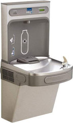 ELKAY - 8 GPH Cooling Capacity Barrier Free Wall Mounted Water Cooler & Fountain - Bottle Filling, 20 to 105 psi, 0.20 hp, Vinyl Clad Steel - Caliber Tooling