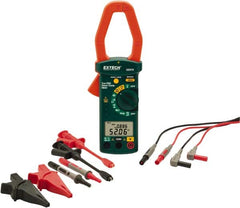 Extech - 4 Piece, Clamp Meter Test Kit - 600 Volt Max, LCD Display - Caliber Tooling