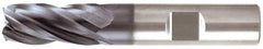 Niagara Cutter - 1", 4 Flute, Single End, Solid Carbide, 0.03" Corner Radius End Mill - 5" OAL, Right Hand Flute, 2" LOC, Right Hand Cut - Caliber Tooling