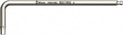 Wera - 8mm Hex, Long Arm, Hex Key - 195mm OAL, Metric System of Measurement - Caliber Tooling