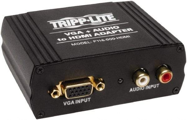 Tripp-Lite - Converter Adapter - HDMI Male Connector, Black, Use with Cabling and Video Applications - Caliber Tooling