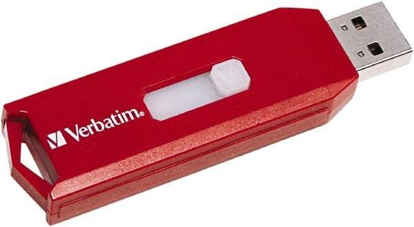 Verbatim - 8GB Red Flash Drive - Use with Windows Vista, 7 - Caliber Tooling