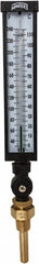 Winters - 30 to 240°F, Industrial Thermometer with Standard Thermowell - 3 Inch Immersion Length, 3-1/2 Inch Stem Length, 17 Inch Long, 3/4 Inch Thread - Caliber Tooling