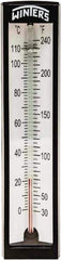 Winters - 30 to 240°F, Industrial Thermometer with Standard Thermowell - 2 Inch Immersion Length, 1-7/8 Inch Stem Length, 6 Inch Long, 1/2 Inch Thread - Caliber Tooling