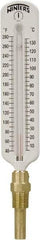 Winters - 40 to 280°F, Industrial Thermometer with Standard Thermowell - 1 Inch Immersion Length, 2 Inch Stem Length, 11 Inch Long, 1/2 Inch Thread - Caliber Tooling