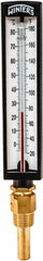 Winters - 20 to 180°F, Industrial Thermometer with Standard Thermowell - 2 Inch Immersion Length, 1.825 Inch Stem Length, 10 Inch Long, 1/2 Inch Thread - Caliber Tooling