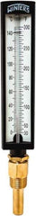 Winters - 30 to 300°F, Industrial Thermometer with Standard Thermowell - 2 Inch Immersion Length, 1.825 Inch Stem Length, 10 Inch Long, 1/2 Inch Thread - Caliber Tooling