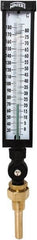 Winters - 30 to 180°F, Industrial Thermometer with Standard Thermowell - 3 Inch Immersion Length, 3-1/2 Inch Stem Length, 17 Inch Long, 3/4 Inch Thread - Caliber Tooling