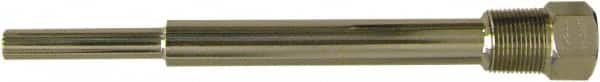 Winters - 10 Inch Overall Length, 3/4 Inch Thread, 304 Stainless Steel Thermowell - 7-1/2 Inch Insertion Length - Caliber Tooling