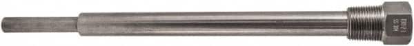 Winters - 13 Inch Overall Length, 3/4 Inch Thread, 304 Stainless Steel Thermowell - 10-1/2 Inch Insertion Length - Caliber Tooling