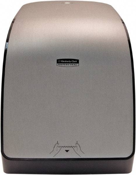 Kimberly-Clark Professional - Hands Free, Plastic Paper Towel Dispenser - 16.44" High x 12.66" Wide x 9.18" Deep, Silver - Caliber Tooling