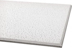 Armstrong World - 24" Long x 24" Wide, Wet-Formed Mineral Fiber Acoustic Ceiling Tile - ASTM E1264 Specification, White - Caliber Tooling