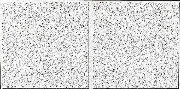 Armstrong World - 48" Long x 24" Wide, Wet-Formed Mineral Fiber Acoustic Ceiling Tile - ASTM E1264 Specification, White - Caliber Tooling