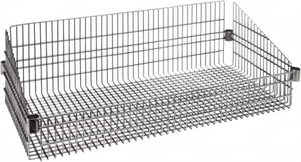 Quantum Storage - Wire Basket Unit - 24" Wide x 18" Deep x 10" High, - Caliber Tooling