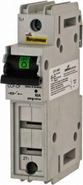 Cooper Bussmann - 1 Phase, 125VDC & 600VAC, 1 Pole, Open Fused Cam & Disconnect Switch - 1 Wire - Caliber Tooling