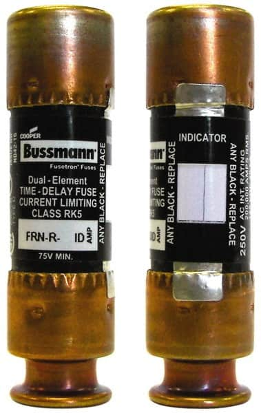 Cooper Bussmann - 300 VDC, 600 VAC, 7 Amp, Time Delay General Purpose Fuse - Fuse Holder Mount, 127mm OAL, 20 at DC, 200 (RMS) kA Rating, 20.6mm Diam - Caliber Tooling