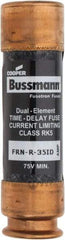 Cooper Bussmann - 125 VDC, 250 VAC, 35 Amp, Time Delay General Purpose Fuse - Fuse Holder Mount, 76.2mm OAL, 20 at DC, 200 (RMS) kA Rating, 20.6mm Diam - Caliber Tooling