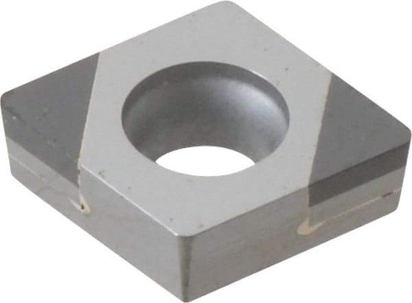 Seco - CCGW21.51 L1-B Grade CBN200 PCBN Turning Insert - Uncoated, 80° Diamond, 1/4" Inscr Circle, 3/32" Thick, 1/64" Corner Radius - Caliber Tooling