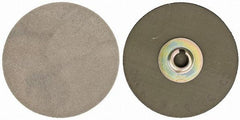 PFERD - 3" Disc Diam, 220 Grit, Diamond Quick Change Disc - Type S Attaching System, Coated, Brown, Fine Grade, 6,300 RPM, D76 Series - Caliber Tooling