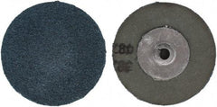 Tru-Maxx - 2" Disc Diam, 80 Grit, Zirconia Alumina Quick Change Disc - Type S Attaching System, Coated, Blue, Medium Fine Grade - Caliber Tooling