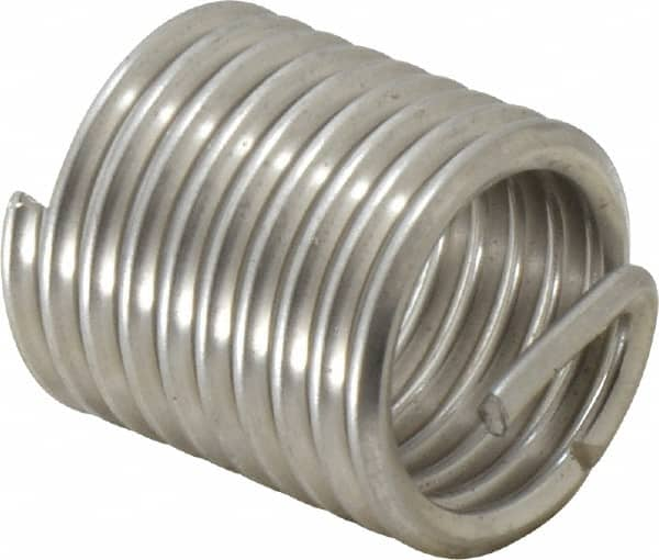 Recoil - 3/4-10 UNC, 1-1/8" OAL, Free Running Helical Insert - 9-3/8 Free Coils, Tanged, Stainless Steel, 1-1/2D Insert Length - Caliber Tooling