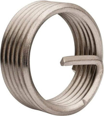 Recoil - 3/4-14 NPT, 0.553" OAL, Free Running Helical Insert - 5-5/8 Free Coils, Tanged, Stainless Steel, 1-1/2D Insert Length - Exact Industrial Supply