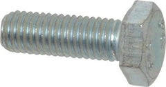 Value Collection - M10x1.50mm Metric Coarse, 30mm Length Under Head Hex Head Cap Screw - Fully Threaded, Grade 10.9 Steel, Zinc-Plated Finish, 17mm Hex - Caliber Tooling