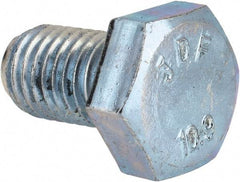 Value Collection - M12x1.75mm Metric Coarse, 20mm Length Under Head Hex Head Cap Screw - Fully Threaded, Grade 10.9 Steel, Zinc-Plated Finish, 19mm Hex - Caliber Tooling