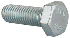 Value Collection - M12x1.75mm Metric Coarse, 35mm Length Under Head Hex Head Cap Screw - Fully Threaded, Grade 10.9 Steel, Zinc-Plated Finish, 19mm Hex - Caliber Tooling