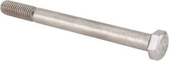 Value Collection - 1/2-13 UNC, 5-1/2" Length Under Head Hex Head Cap Screw - Partially Threaded, Grade 316 Stainless Steel, Uncoated, 3/4" Hex - Caliber Tooling