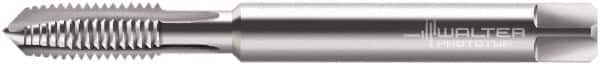 Walter-Prototyp - 3/8-24 UNF, 3 Flute, Bright Finish, Powdered Metal Spiral Point Tap - Plug Chamfer, Right Hand Thread, 100mm OAL, 20mm Thread Length, 10mm Shank Diam, 3B Class of Fit, Series 23207 - Exact Industrial Supply