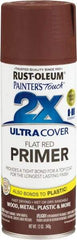 Rust-Oleum - 12 oz Red Aerosol Primer - 10 to 12 Sq Ft Coverage, Interior/Exterior - Caliber Tooling