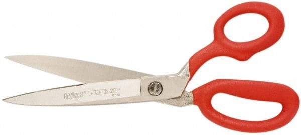 Wiss - 5" LOC, 10-3/8" OAL Inlaid Heavy Duty Shears - Offset Handle, For Composite Materials, Fabrics, Upholstery - Caliber Tooling