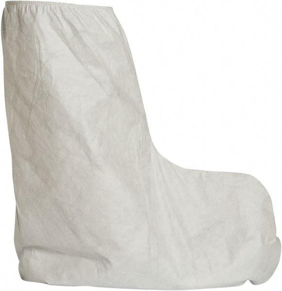 Dupont - Size Universal, Tyvek, Standard Boot Cover - White, Non-Chemical Resistant - Caliber Tooling