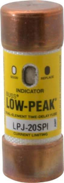 Cooper Bussmann - 300 VDC, 600 VAC, 20 Amp, Time Delay General Purpose Fuse - Fuse Holder Mount, 2-1/4" OAL, 100 at DC, 300 at AC (RMS) kA Rating, 13/16" Diam - Caliber Tooling