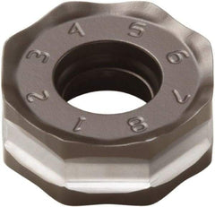 Seco - ONMU050410 M11 Grade T350M Carbide Milling Insert - TiCN/Al2O3 Finish, 0.157" Thick, 0.472" Inscribed Circle - Caliber Tooling